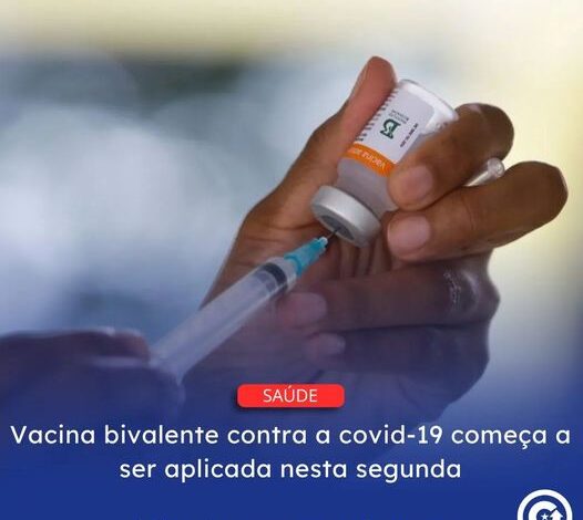  Vacina bivalente contra covid começa a ser aplicada amanhã (27)