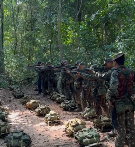  TUCURUÍ | Militares da Polícia Militar e do Exército Brasileiro concluem o estágio de combatente de selva