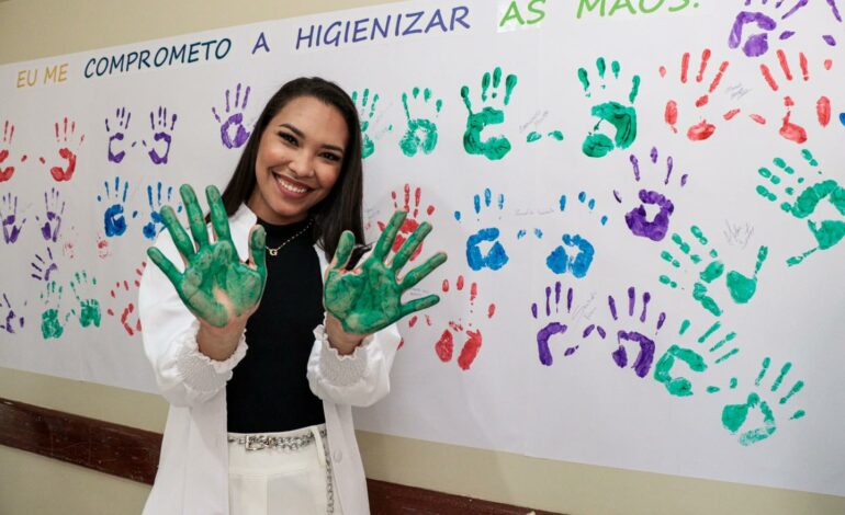  Complexo Hospitalar Regional de Tucuruí intensifica cultura de segurança do paciente com campanha de Higienização das Mãos