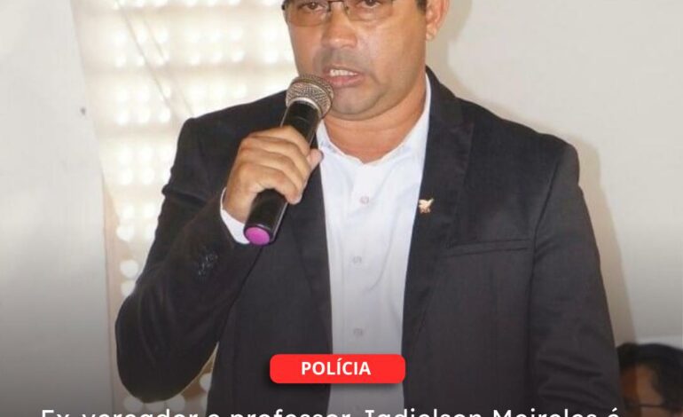  MOCAJUBA | URGENTE: Ex-vereador e professor Jadielson Meireles é assassinado a tiros no centro da cidade