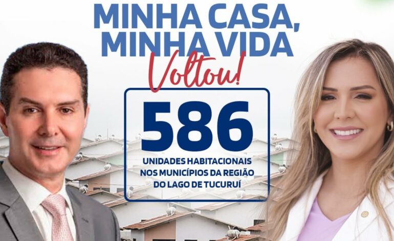  MORADIA | Deputada Federal Andréia Siqueira anuncia municípios da região do lago contemplados com o novo Minha Casa Minha Vida