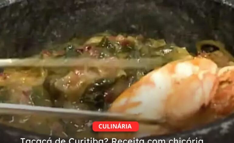  Tacacá de Curitiba? Receita com chicória, camarão rosa e “tomado” com talher causa polêmica na web