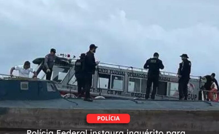  SÃO CAETANO DE ODIVELAS | Polícia Federal instaura inquérito para investigar caso de submarino localizado em área de mangue