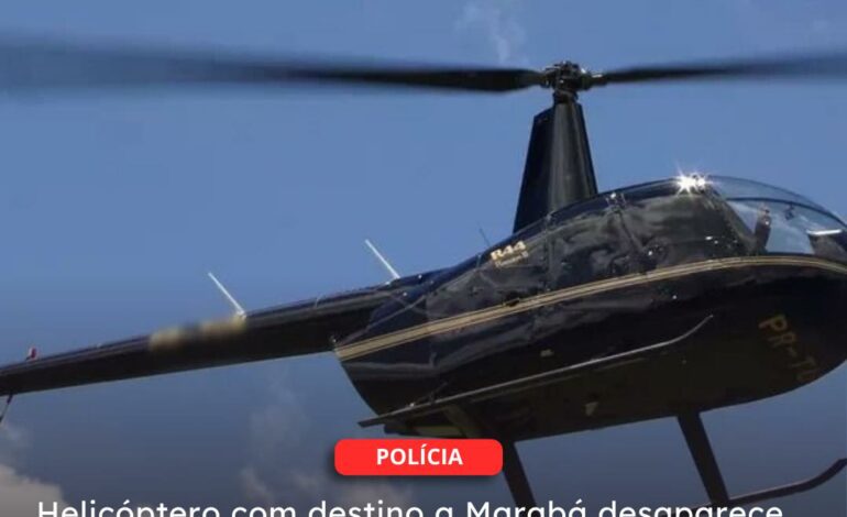  NOVO REPARTIMENTO | Helicóptero com destino a Marabá desaparece após decolagem de Novo Repartimento