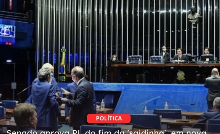  BRASÍLIA | Senado aprova PL do fim da ‘saidinha’, em nova derrota para o governo