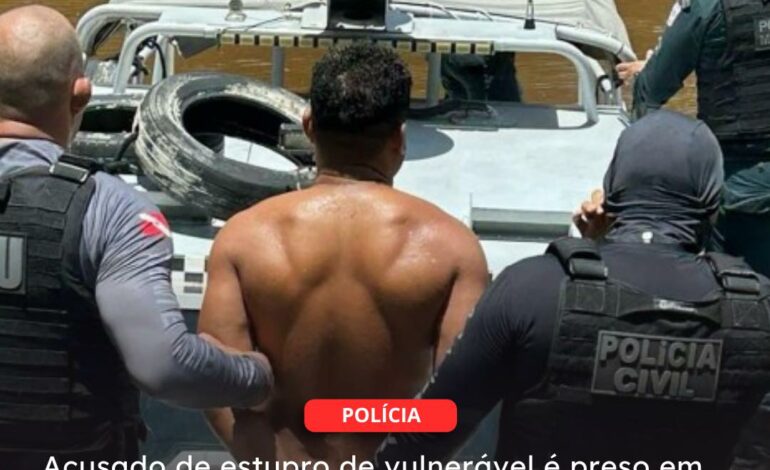  BREVES | Acusado de estupro de vulnerável é preso em Breves, no Marajó