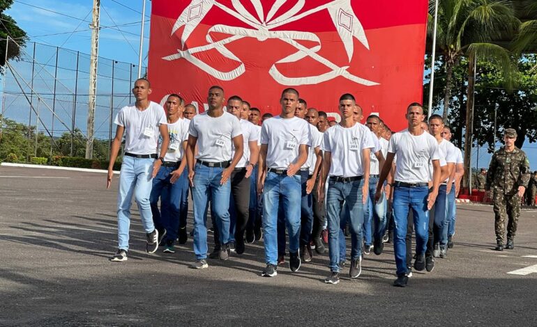  TUCURUÍ | “Esquadrão Lanceiros da Selva”, realizou a solenidade de incorporação de 48 jovens que prestarão o serviço militar obrigatório como Soldados