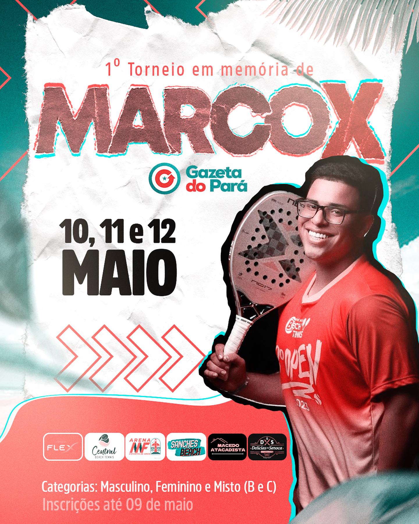 Com grande entusiasmo, anunciamos o primeiro torneio de Beach Tennis em memória de Marcox!