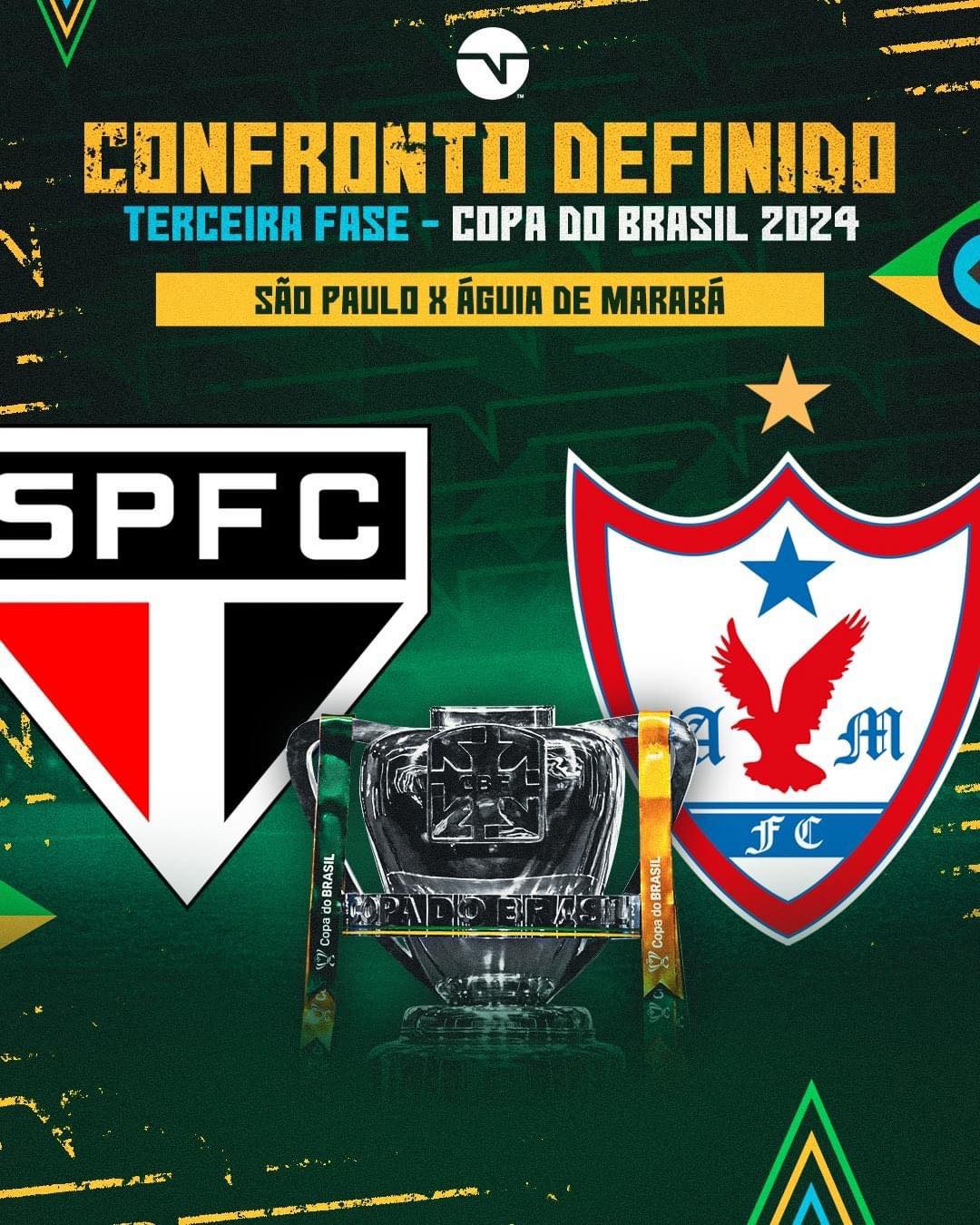 FUTEBOL | Águia de Marabá enfrenta o São Paulo na Copa do Brasil 2024