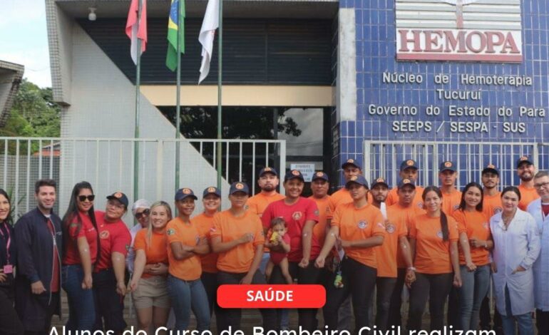  TUCURUÍ | Alunos do Curso de Bombeiro Civil realizam Campanha de Doação de Sangue