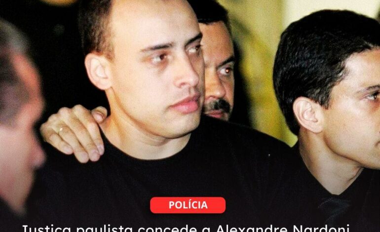  SÃO PAULO/SP | Justiça paulista concede a Alexandre Nardoni prisão em regime aberto condenado pela morte da filha em 2008