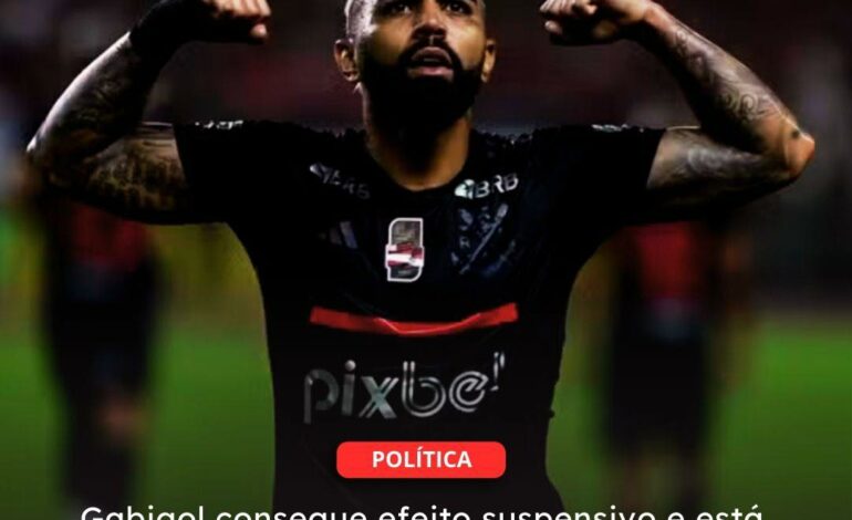  RIO DE JANEIRO | Gabigol consegue efeito suspensivo e está liberado para jogar pelo Flamengo