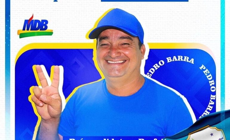  LIMOEIRO DO AJURU | Pedro Barra (MDB) lança sua pré-candidatura a Prefeito