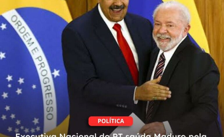  POLÍTICA | Executiva Nacional do PT saúda Maduro pela vitória “democrática” na eleição da Venezuela