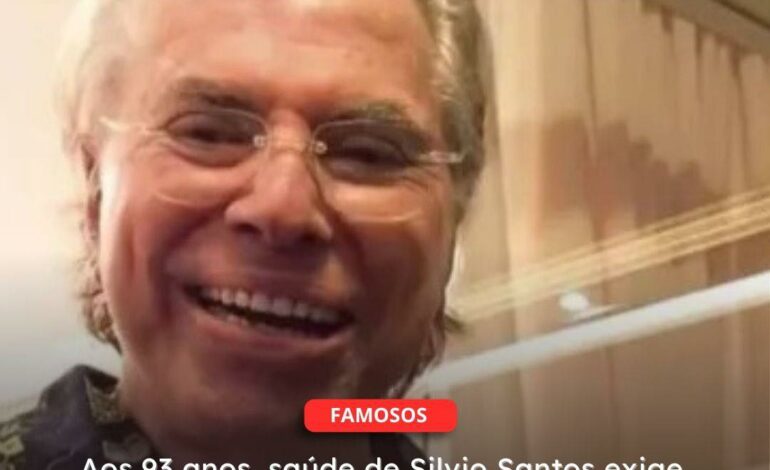  SÃO PAULO | Aos 93 anos, saúde de Silvio Santos exige “blindagem total”