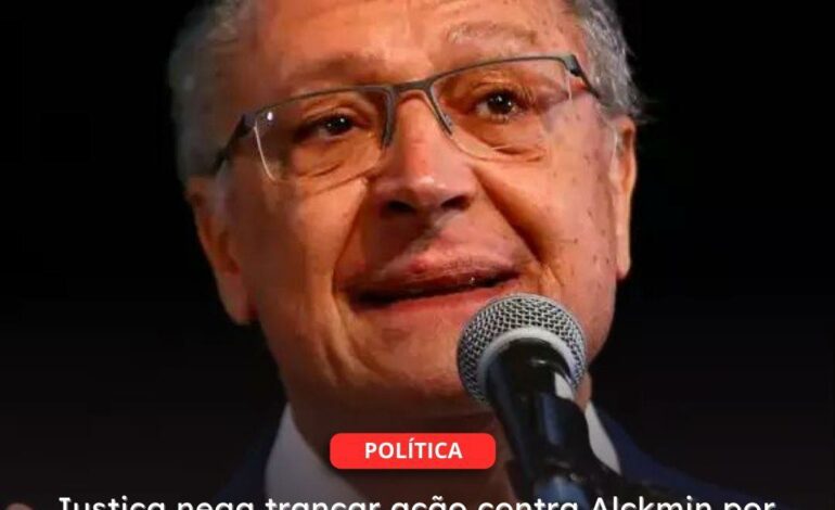  SÃO PAULO | Justiça nega trancar ação contra Alckmin por repasses da Odebrecht