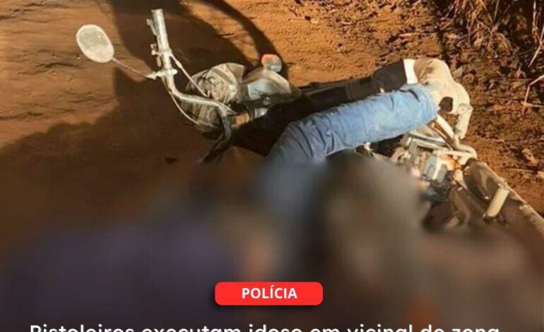  SÃO FÉLIX DO XINGU | Pistoleiros executam idoso em vicinal de zona rural