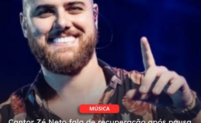  MÚSICA | Cantor Zé Neto fala de recuperação após pausa por depressão