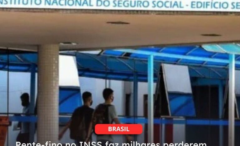  Pente-fino no INSS faz milhares perderem auxílios