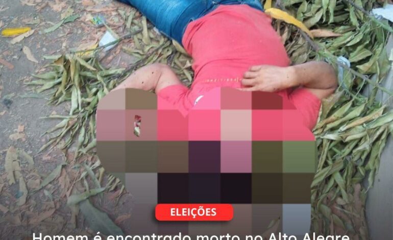  TUCURUÍ | Homem é encontrado morto no Alto Alegre