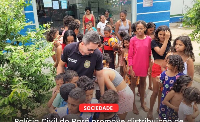  BREU BRANCO | Polícia Civil do Pará promove distribuição de brinquedos em comemoração ao Dia das Crianças