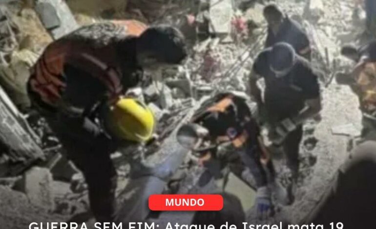  JABALIA – GAZA | GUERRA SEM FIM: Ataque de Israel mata 19 pessoas em Gaza, dizem médicos