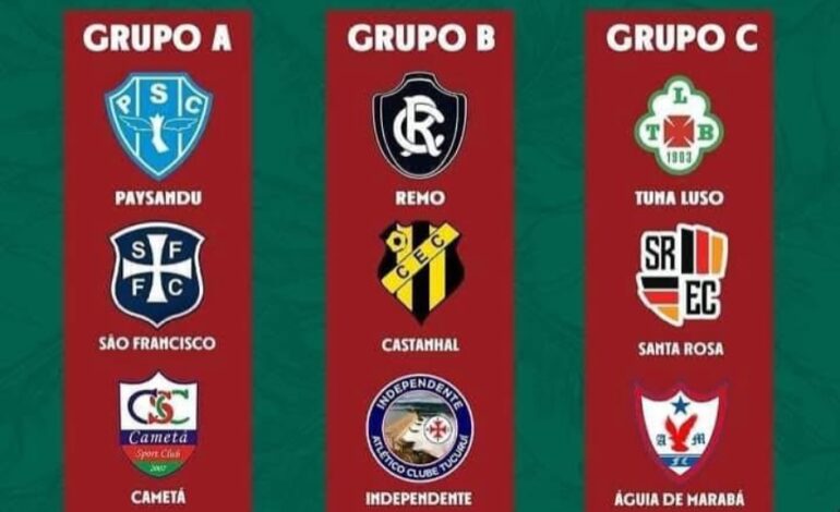  Parazão 2025: confira os grupos da competição mais aguardada do futebol paraense!