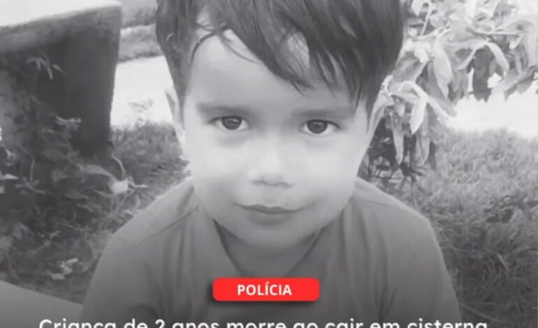  BREU BRANCO | Criança de 2 anos morre ao cair em cisterna