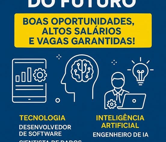  PROFISSÕES DO FUTURO: BOAS OPORTUNIDADES, ALTOS SALÁRIOS E VAGAS EM ALTA!